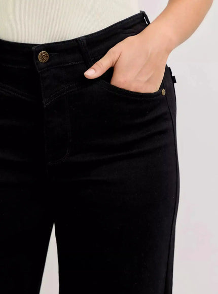 Judy Blue High-Waisted Wide Leg Jeans - Sleekdenim.com