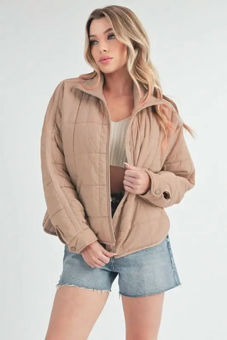 Bebe Puffer Jacket - Sleekdenim.com