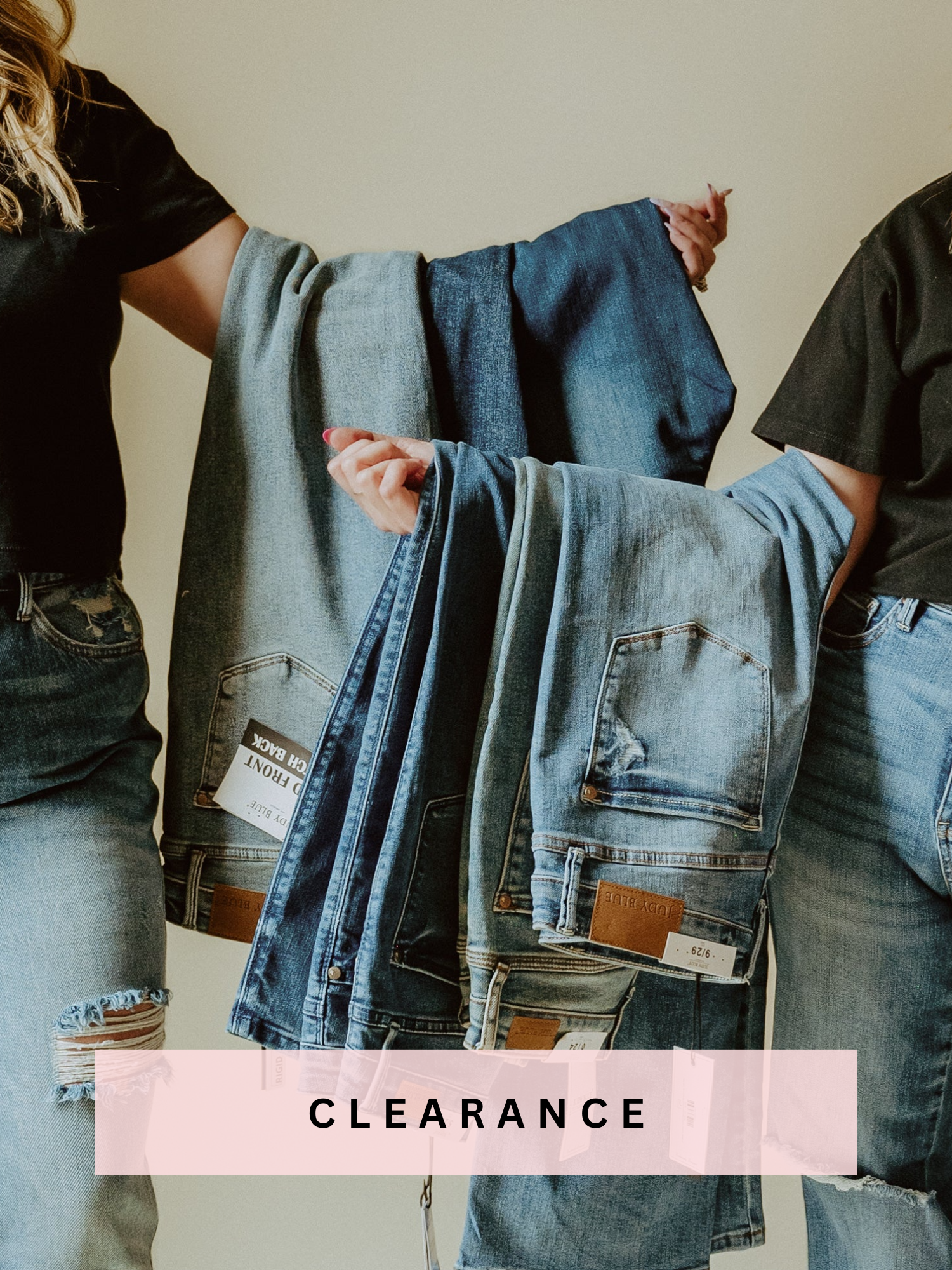 clearance on women's denim jeans at sleekdenim.com