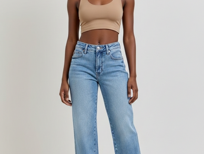 <h3>15% OFF Straight Leg Jeans </h3>