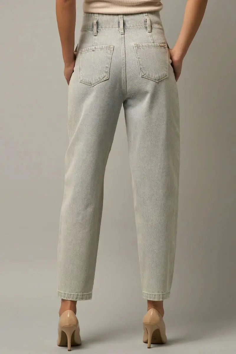 HIGH RISE BALLOON JEANS - Sleekdenim.com