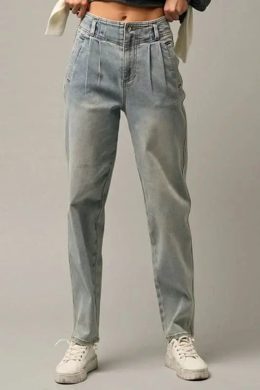 HIGH WAIST BALLOON JEANS - Sleekdenim.com