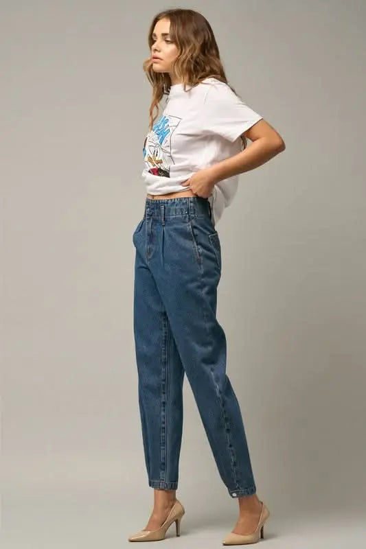 High Rise Balloon Jeans | sleekdenim.com - Sleekdenim.com