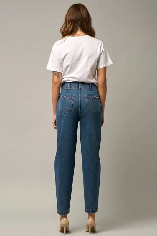 High Rise Balloon Jeans | sleekdenim.com - Sleekdenim.com