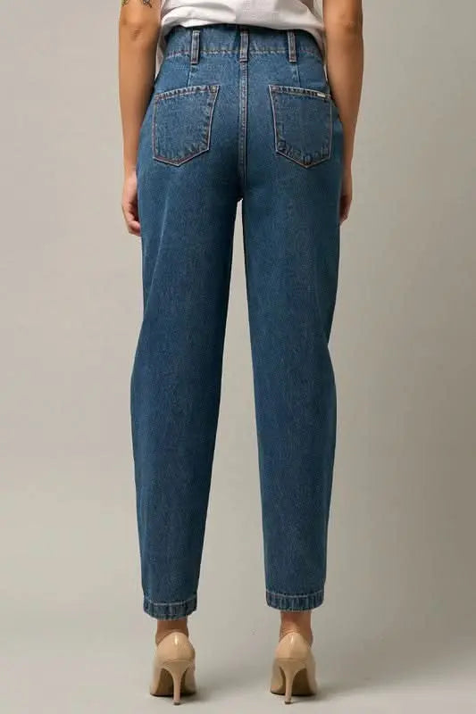 High Rise Balloon Jeans | sleekdenim.com - Sleekdenim.com