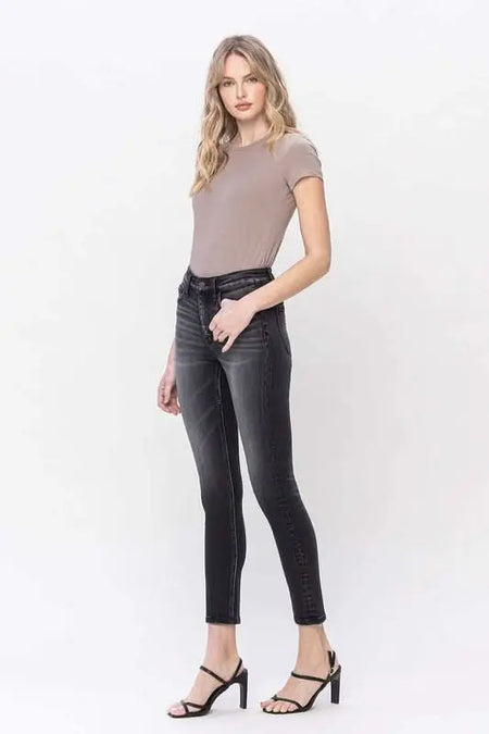 High Rise Skinny Jeans - Sleekdenim.com