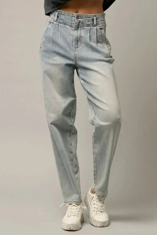 High Waisted Balloon Jeans - Sleekdenim.com