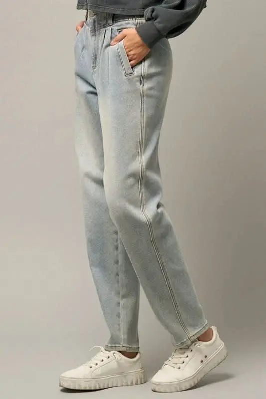 High Waisted Balloon Jeans - Sleekdenim.com