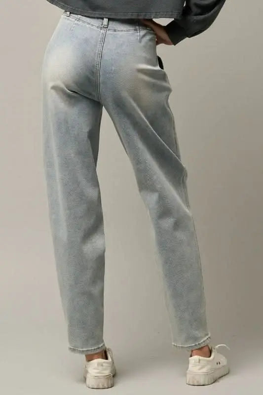 High Waisted Balloon Jeans - Sleekdenim.com