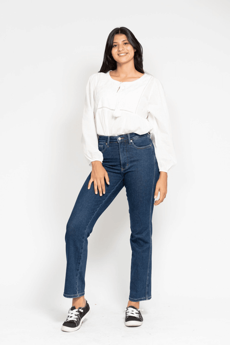 Judy Blue Mckenzie High Rise Tummy Control Top Straight Regular & Plus Sizes | sleekdenim.com | Sleekdenim.com