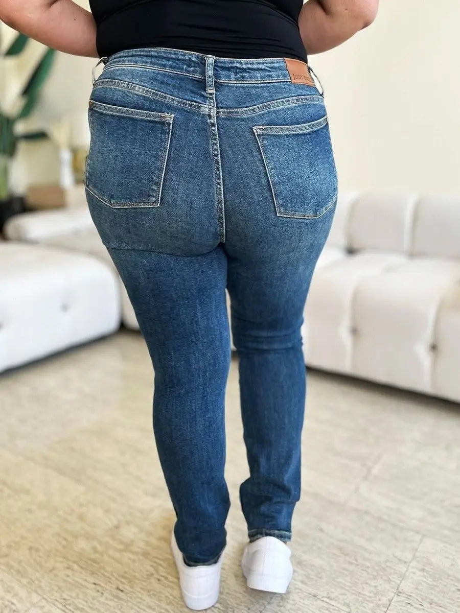 Judy Blue Full Size High Waist Skinny Jeans - Sleekdenim.com