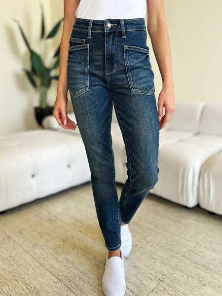 Judy Blue Full Size High Waist Skinny Jeans - Sleekdenim.com