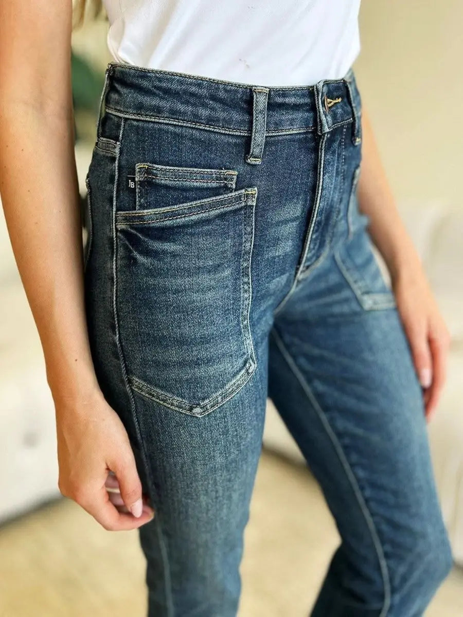 Judy Blue Full Size High Waist Skinny Jeans - Sleekdenim.com