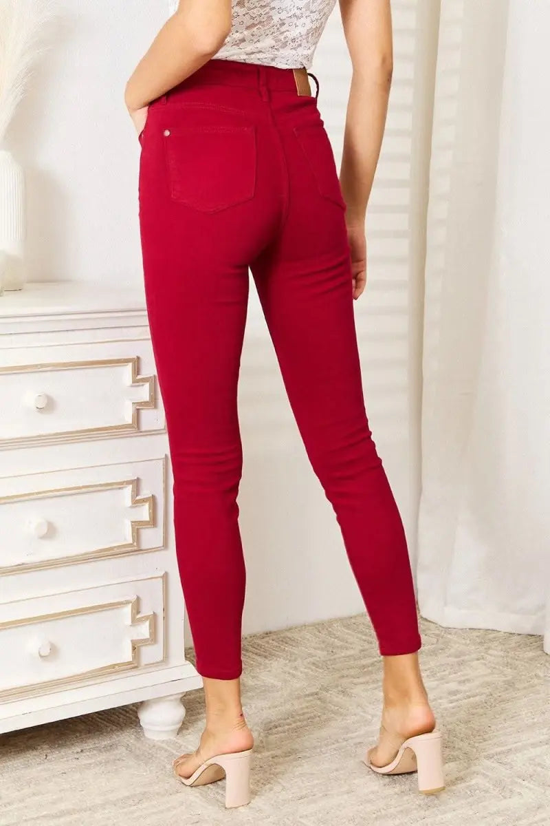 Judy Blue Full Size High Waist Tummy Control Skinny Jeans - Sleekdenim.com