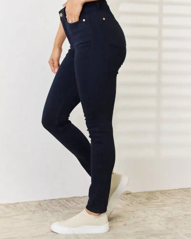 Judy Blue Garment Dyed High Rise Tummy Control Skinny Jeans 88791 - Sleekdenim.com