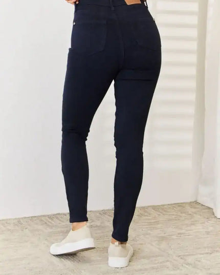 Judy Blue Garment Dyed High Rise Tummy Control Skinny Jeans 88791 - Sleekdenim.com