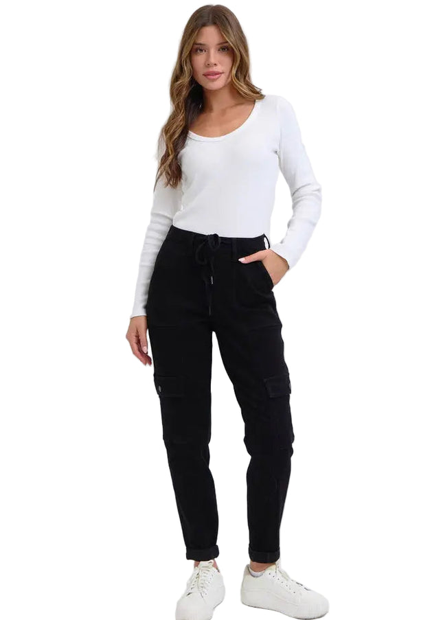 Judy Blue High Waist Cargo Cuffed Jogger 88910 