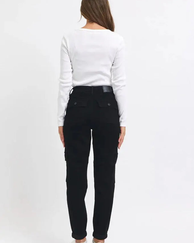 Judy Blue High Waist Cargo Cuffed Jogger 88910 