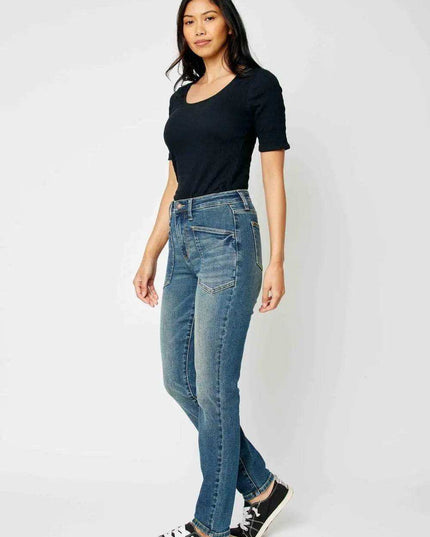 Judy Blue High Waist Classic Relaxed Denim Jeans 88687 - Sleekdenim.com