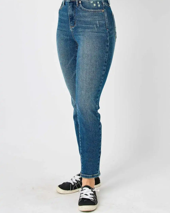 Judy Blue High Waist Tummy Control Slim Denim 88776 - Sleekdenim.com