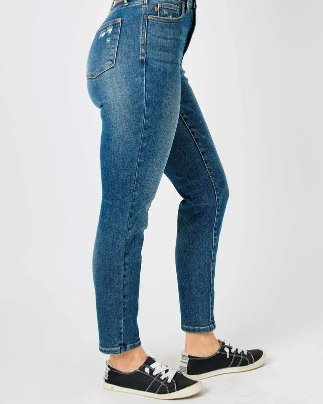 Judy Blue High Waist Tummy Control Slim Denim 88776 - Sleekdenim.com