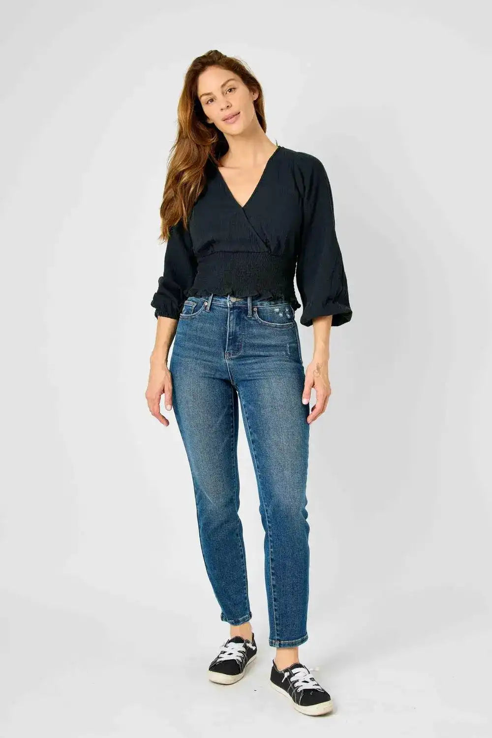 Judy Blue High Waist Tummy Control Slim Denim 88776 - Sleekdenim.com