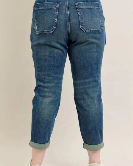 Judy Blue High Waist Vintage Jogger Denim Jeans 88971 Plus Size