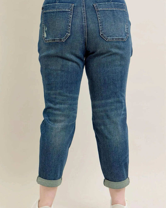 Judy Blue High Waist Vintage Jogger Denim Jeans 88971 Plus Size