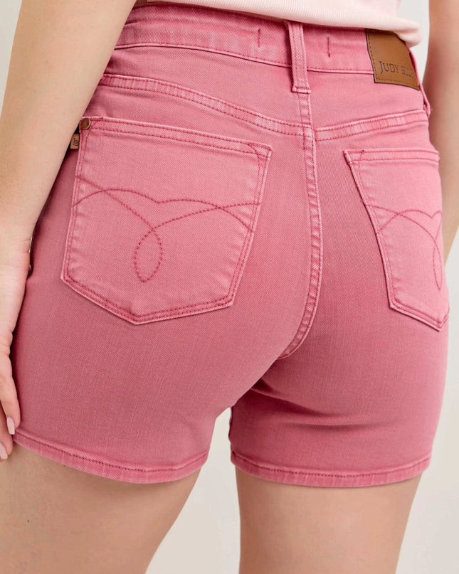 Judy Blue Pink Shorts 150347 - Sleekdenim.com