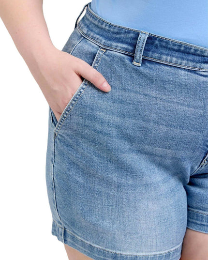 Judy Blue Plus Size High Rise Denim Shorts 15289 - Sleekdenim.com