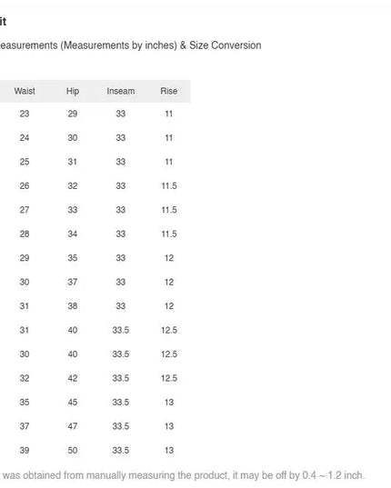 Judy Blue High Waist Raw Hem Straight Jeans for Women 88848 size chart