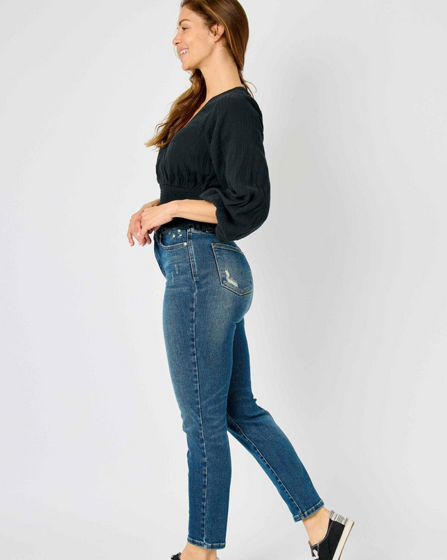 Judy Blue High Waist Tummy Control Slim Denim 88776