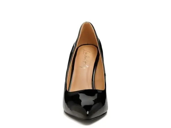 KAMIRA BLOCK HEELED FORMAL PUMPS - Sleekdenim.com