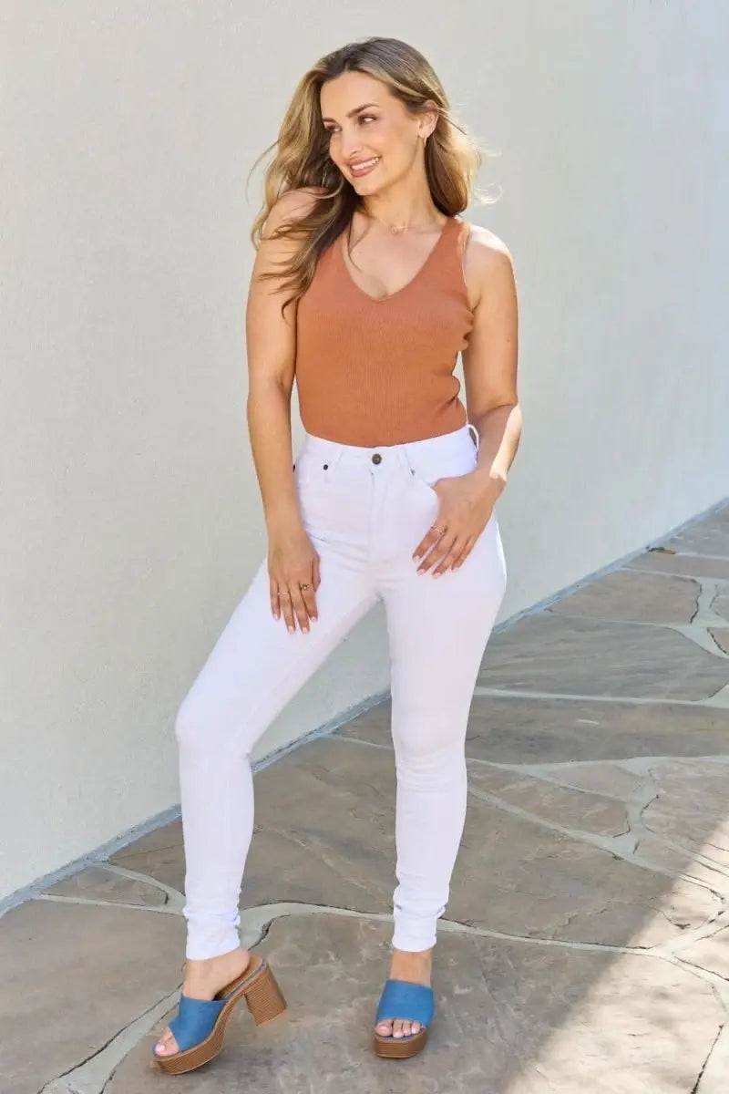 Kancan Alyssa Full Size High Rise Skinny Jeans - Sleekdenim.com