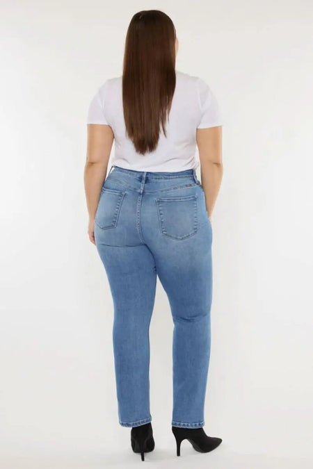 Kancan Full Size Cat's Whiskers High Waist Jeans - Sleekdenim.com