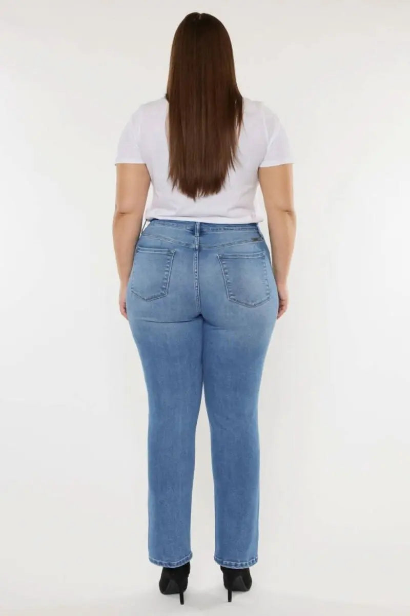 Kancan Full Size Cat's Whiskers High Waist Jeans - Sleekdenim.com