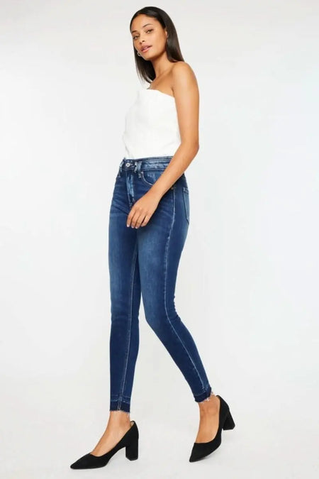 Kancan Full Size High Rise Ankle Skinny Jeans - Sleekdenim.com