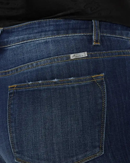 Kancan Full Size Mid Rise Slim Flare Jeans - Sleekdenim.com