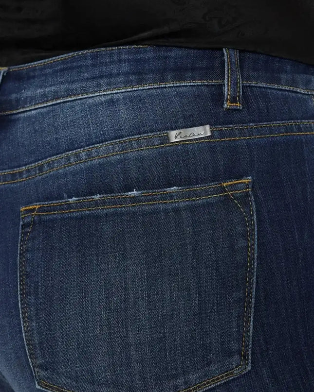 Kancan Full Size Mid Rise Slim Flare Jeans - Sleekdenim.com