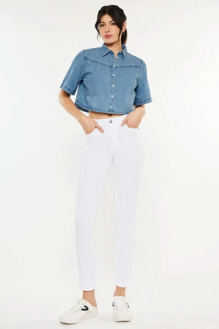 Kancan High Rise Ankle Skinny Jeans - Sleekdenim.com