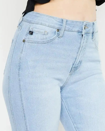 Kancan High Rise Curvy Flare Jeans - Sleekdenim.com