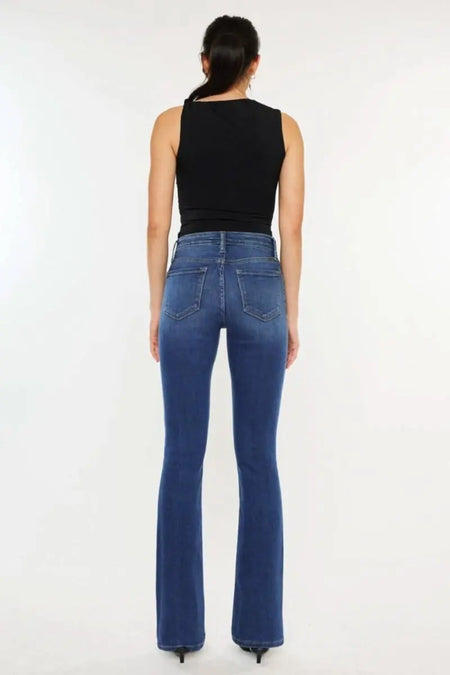 Kancan High Rise Slim Bootcut Jeans - Sleekdenim.com