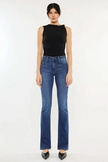 Kancan High Rise Slim Bootcut Jeans - Sleekdenim.com