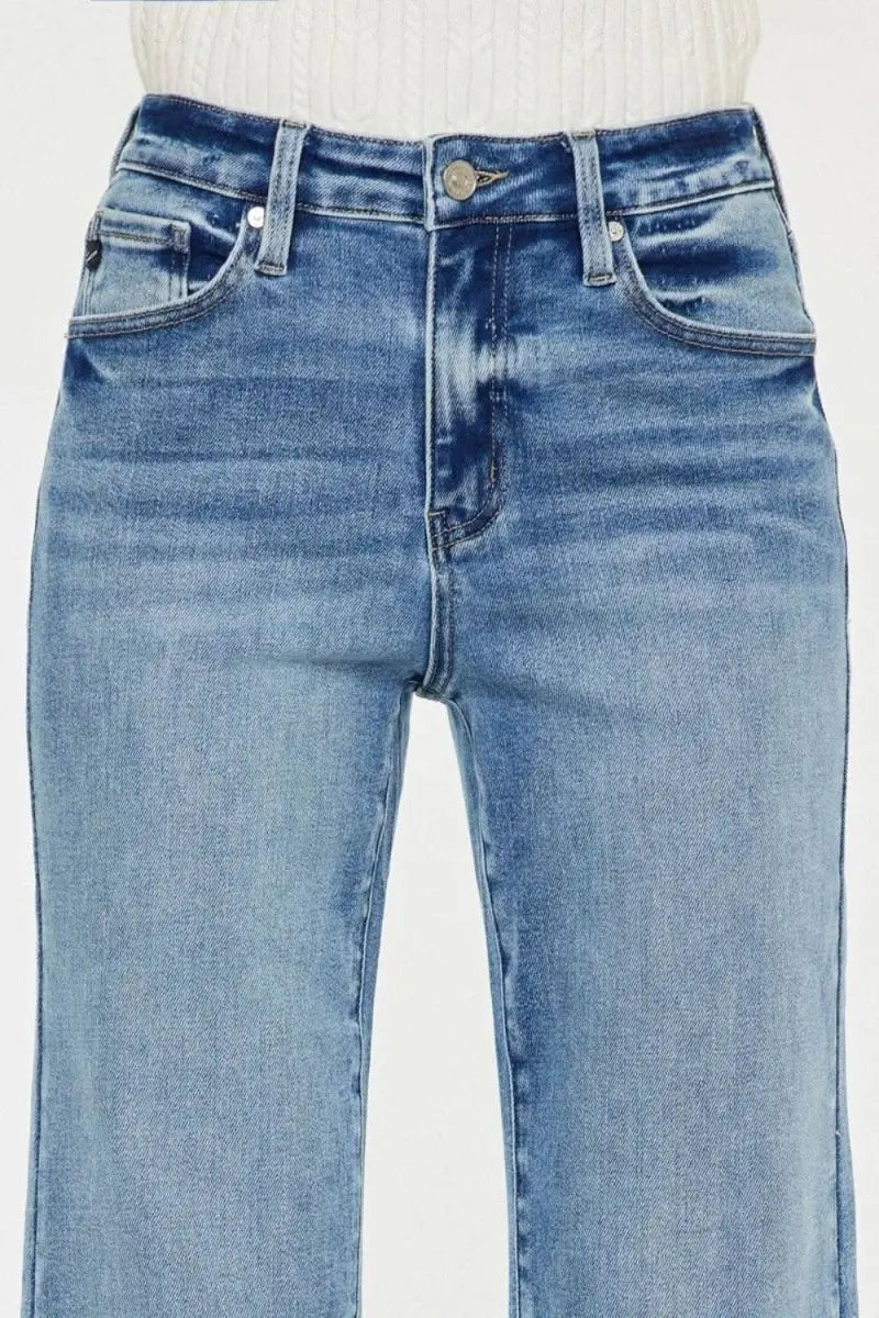 Kancan High Rise Wide Leg Jeans - Sleekdenim.com