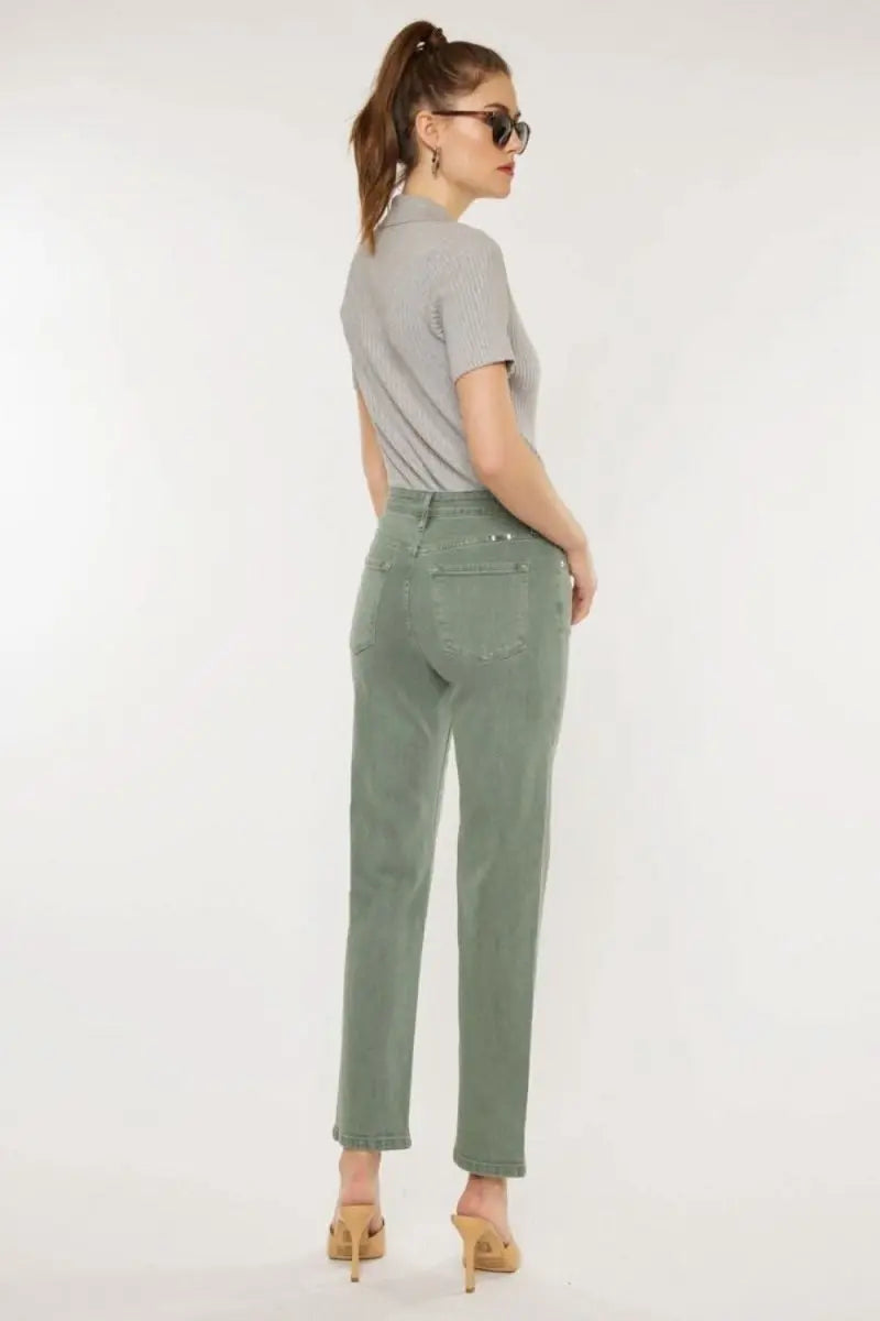 Kancan Ultra High Rise Straight Jeans - Sleekdenim.com