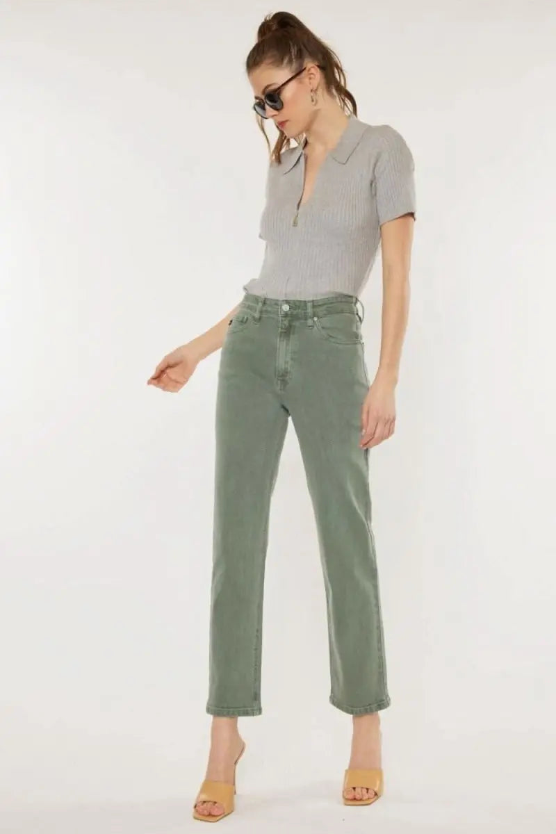 Kancan Ultra High Rise Straight Jeans - Sleekdenim.com