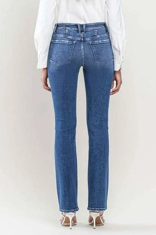 Low Rise Slim Bootcut Jeans - Sleekdenim.com