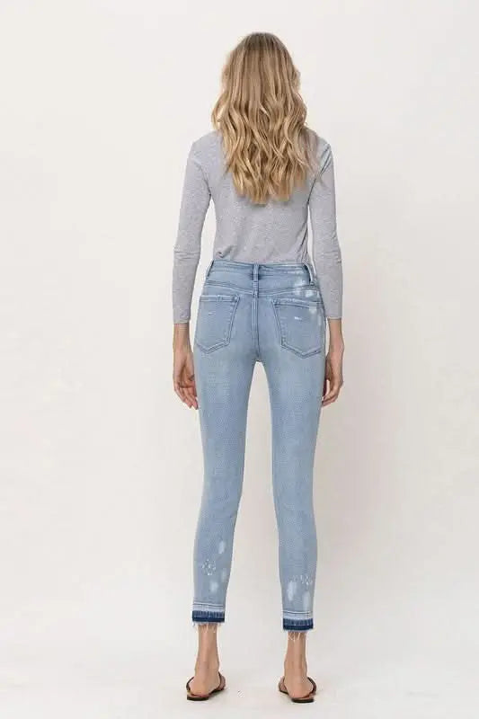 Mid Rise Crop Skinny - Sleekdenim.com