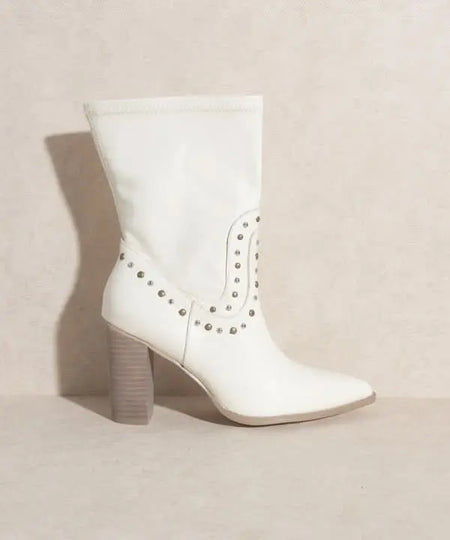 OASIS SOCIETY Paris - Studded Boots - Sleekdenim.com