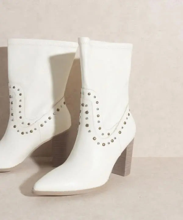 OASIS SOCIETY Paris - Studded Boots - Sleekdenim.com